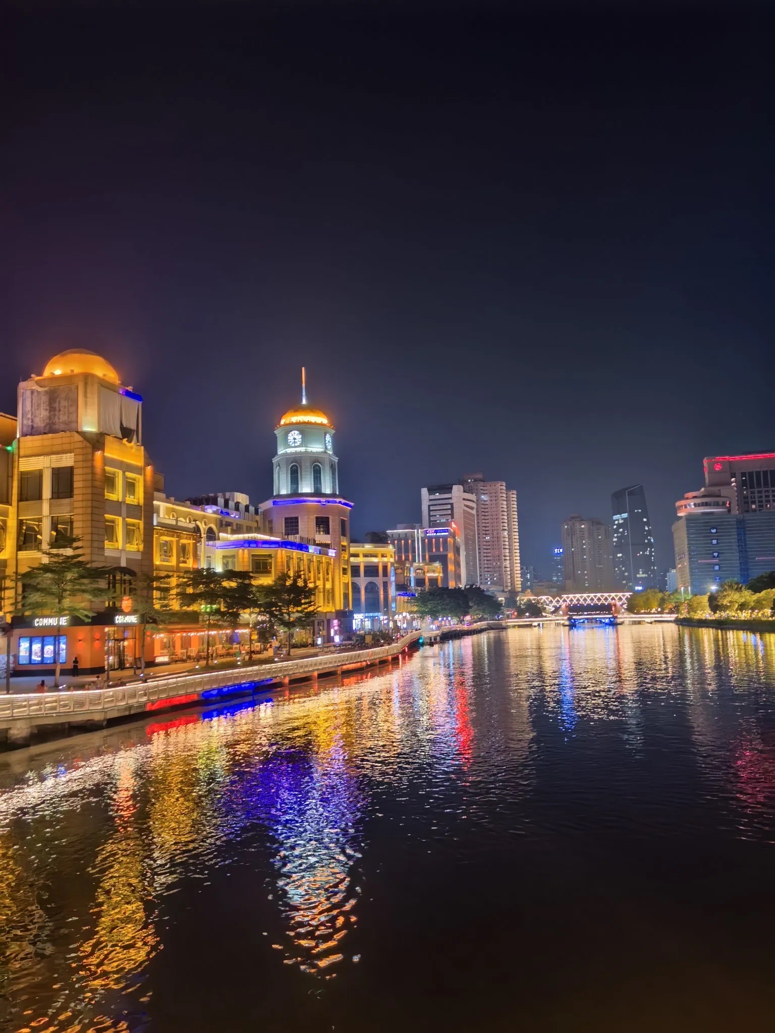 文旅灯光，河堤沿江两岸灯光升级照明工程,灯光效果设计，河道灯光效果图,桥梁亮化工程,河道景观效果图,亮化工程设计方案,河道效果图,凯耀明,免费灯光效果图,灯光设计,凯烨照明,河堤灯光3.jpg